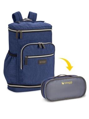 Biaggi Zipsak Backpack on the Go blue